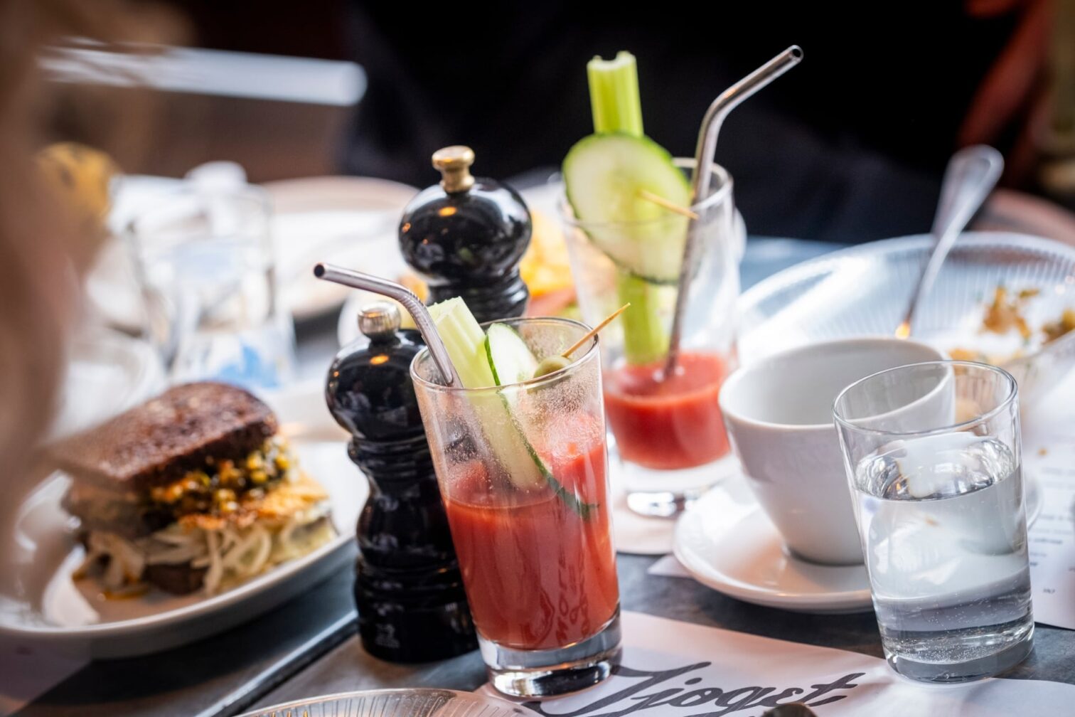 Bloody Marys on brunch