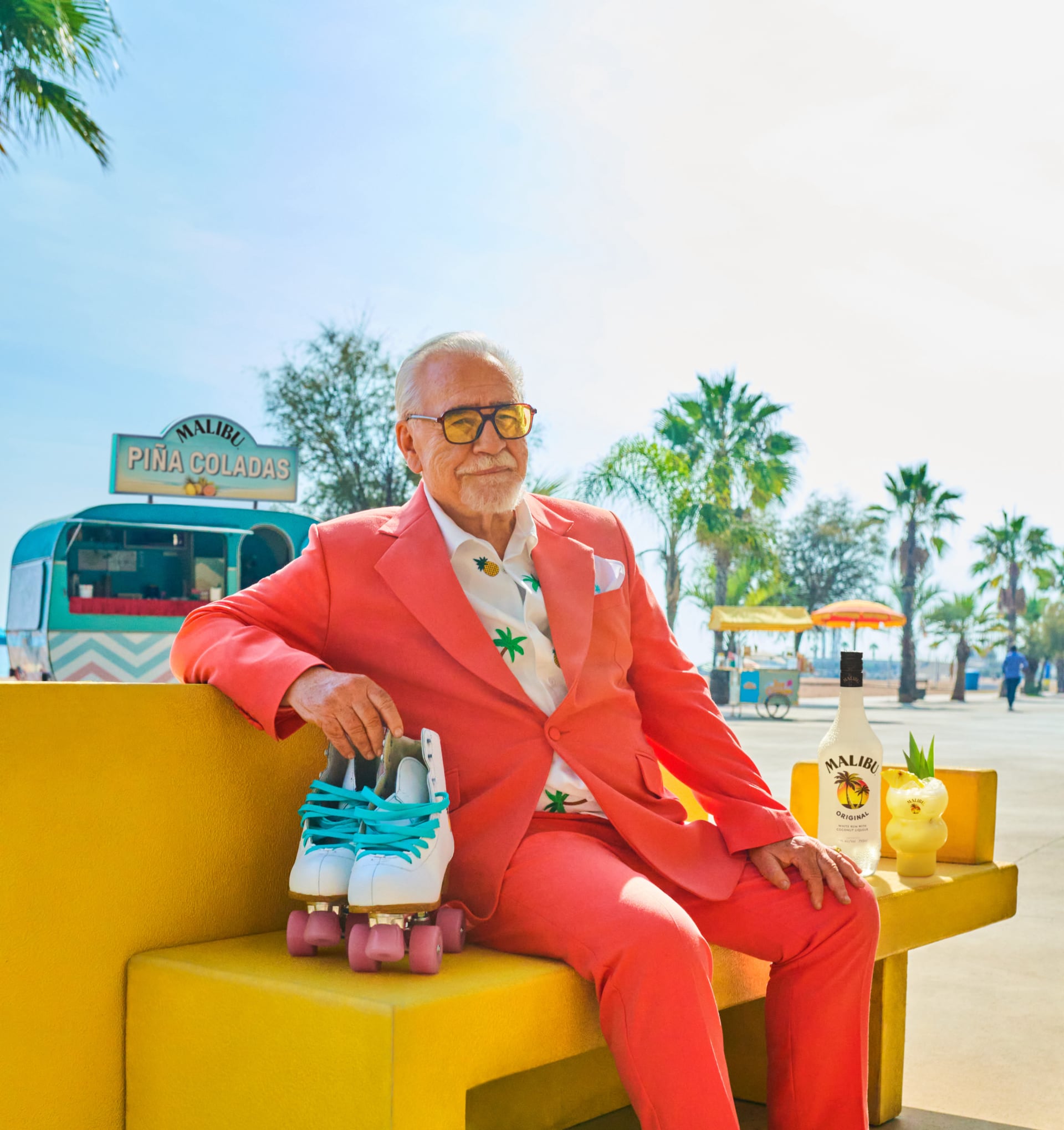 Brian Cox in ad campaign for Malibu