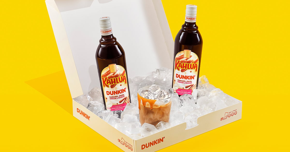 Kahlúa Dunkin' Caramel Swirl promotional image