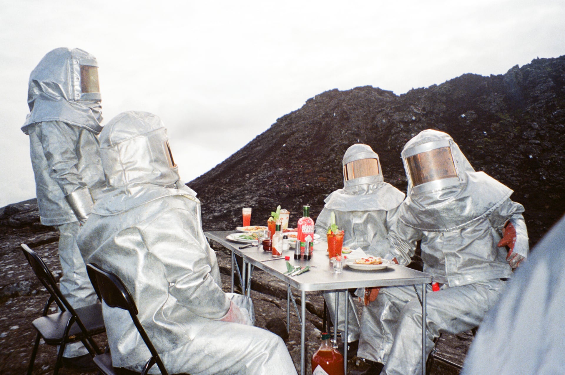 Behind the scenes at the Absolut Tabasco photo shoot