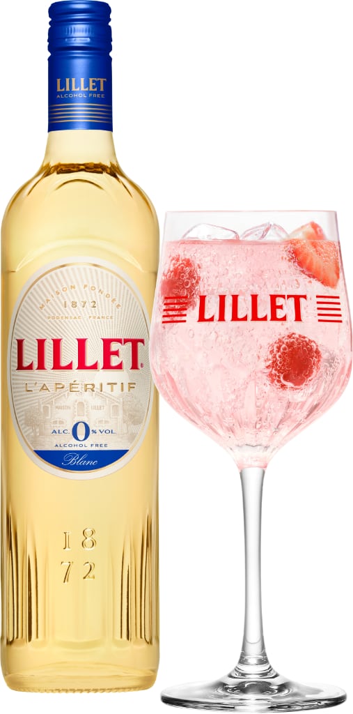 Lillet Blanc 0%* and cocktail