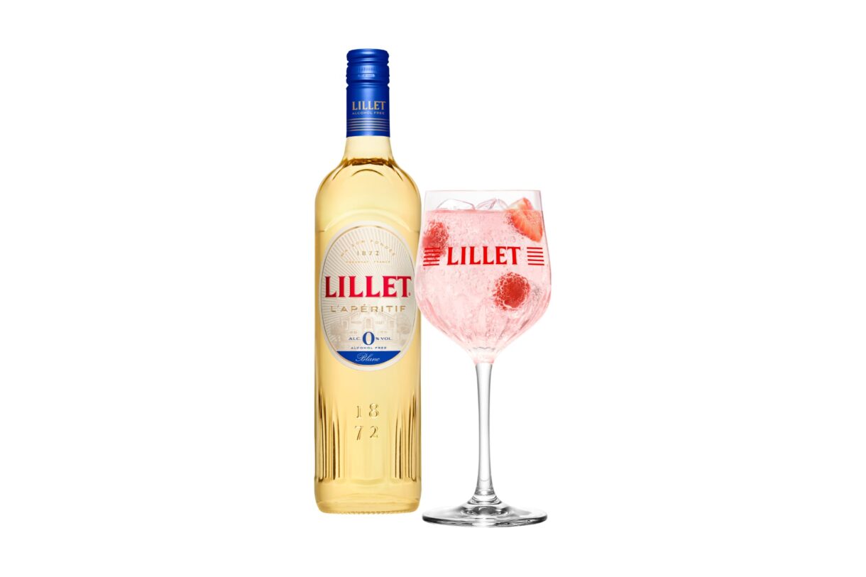 Lillet Blanc 0%* and cocktail