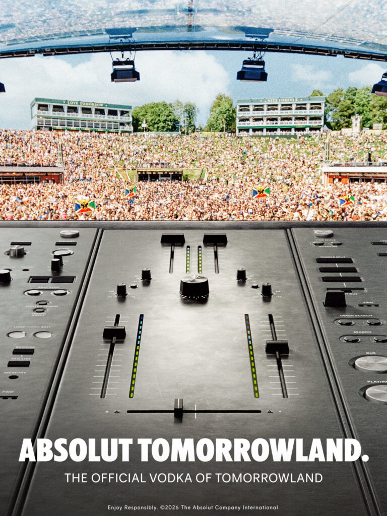 Absolut Vodka Tomorrowland key visuals 3×4 – The Absolut Company