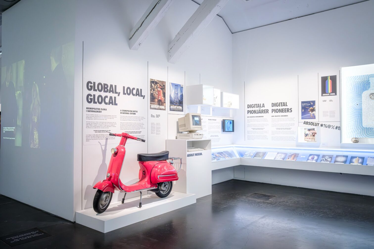 For the Absolut Rome campaign, a red Vespa was built for a single photo shoot.
