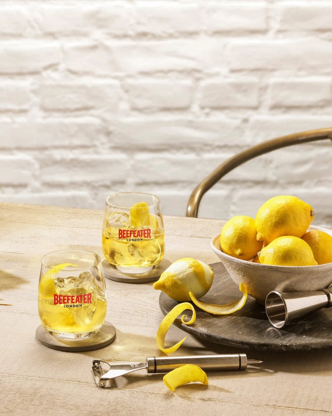 Francesco's favourite cocktail has to be a white Negroni with Lillet Blanc and Beefeater Gin